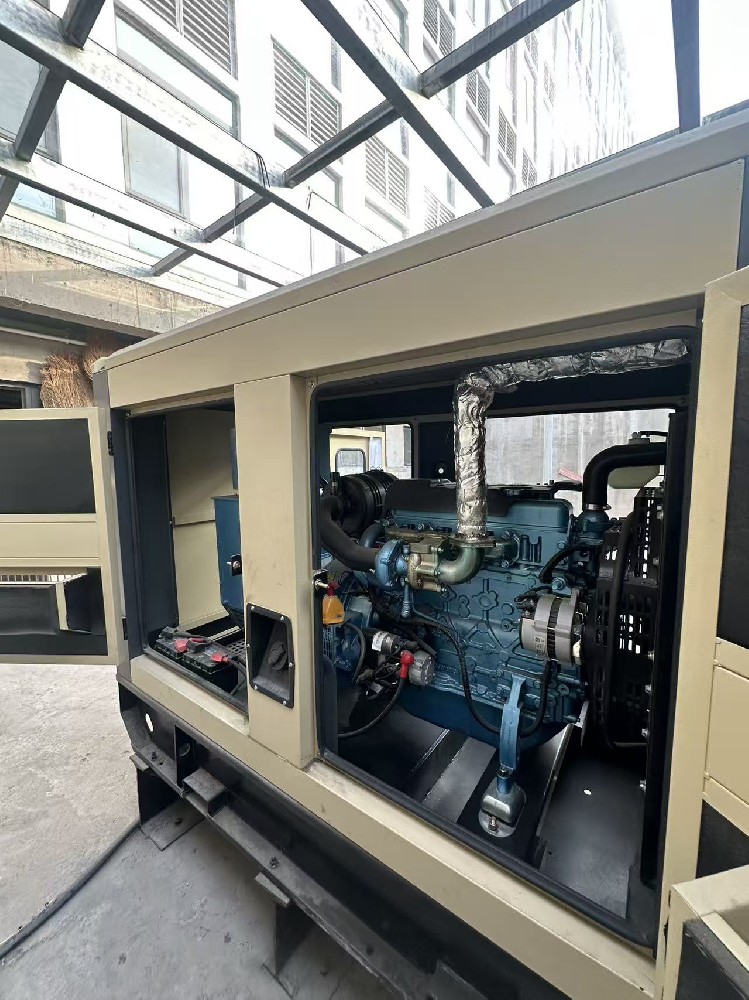 某企业柴油发电机组现场配合验收多台设备